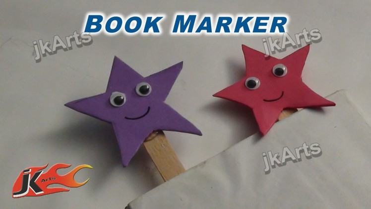 DIY  How to make Bookmarker (Easy craft for kids) -  JK Arts 257