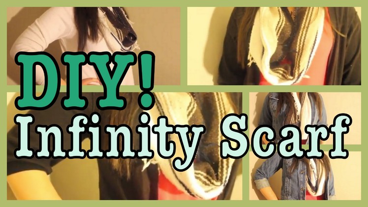 DIY: Infinity Scarf! *No-Sew* || Urban Outfitters