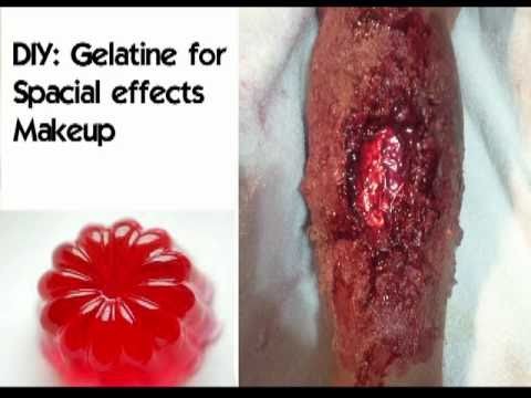 DIY: Using Gelatin to create Special Effects Makeup