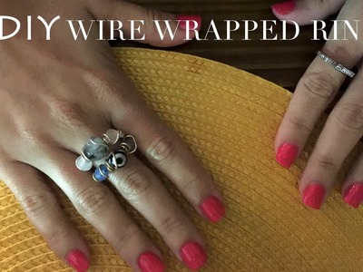 DIY Wire Wrapped Rings
