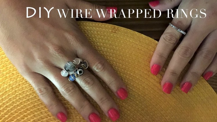 DIY Wire Wrapped Rings