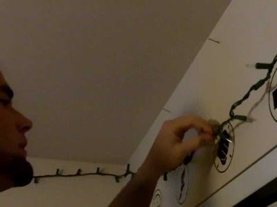 Dorm DIY - How to Create Custom Dorm Lighting with Christmas Lights and a Dimmer