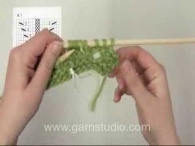 DROPS Knitting Tutorial: How to knitted cover for lantern (0-1003)