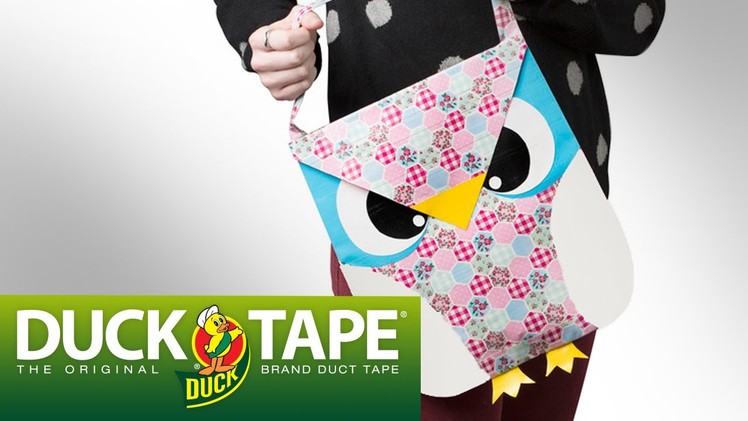 Duck Tape Crafts: How to Make an Owl Tote with LaurDIY