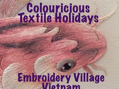 Embroidery hand sewing village - Vietnam travel tours