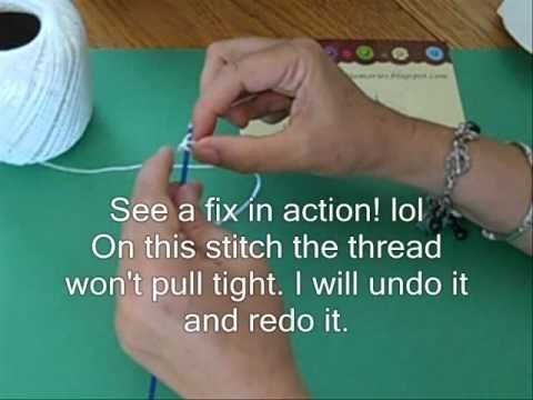 Flowers #2 - For Beginners - How to Crochet a REALLY simple Flower for Paper Crafting