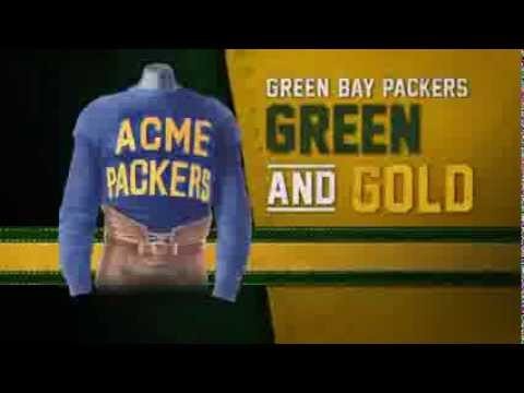 Green Bay Packers uniform and uniform color history