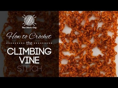 How to Crochet the Climbing Vine Stitch