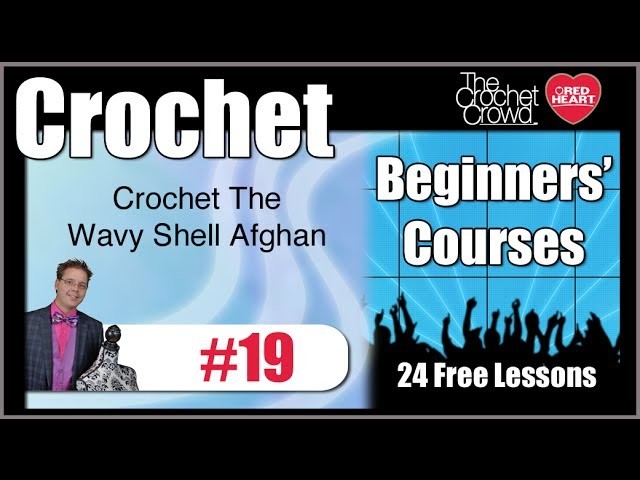 How To Crochet Wavy Shell Afghan, Part 2 of 3