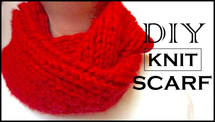 How to Knit an Infinity Scarf