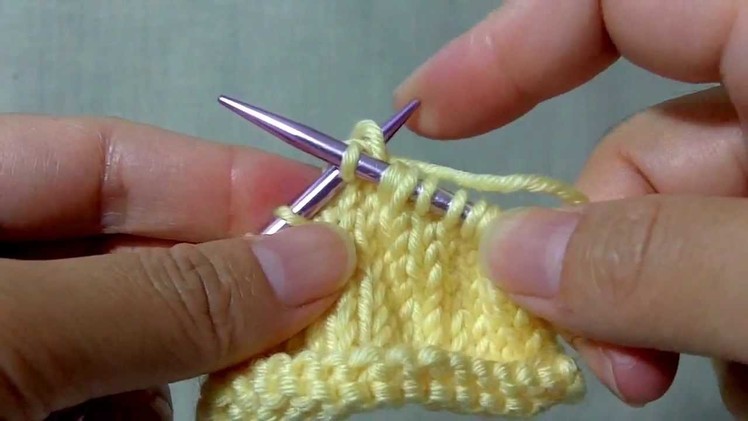 How to knit S2K2togP2sso (Slip 2, K2 Together, Pass 2 slipped stitches over) - Triple Decrease