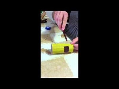 How to make a car from a toilet paper roll