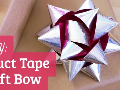 How to Make a Duct Tape Gift Bow