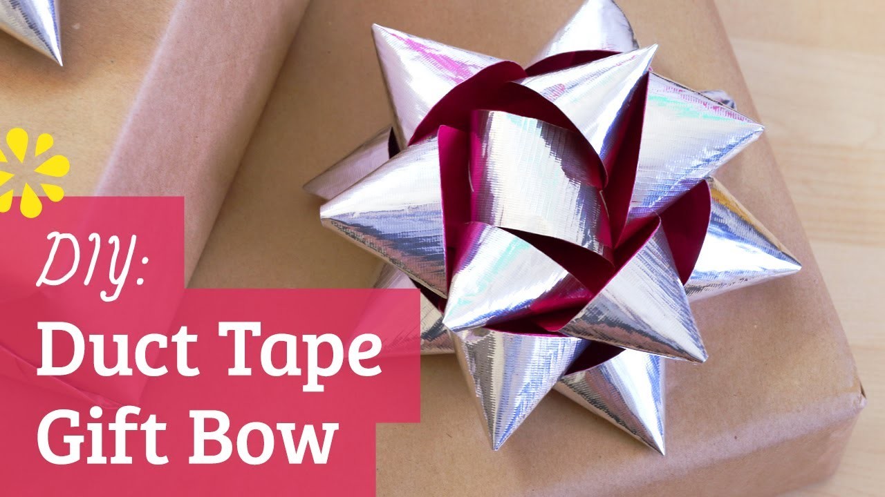 How to Make a Duct Tape Gift Bow