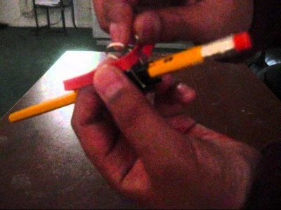 How to make a pencil gun