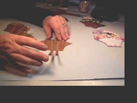 How to make an Easter Basket for Scrapbooking Part 2.wmv