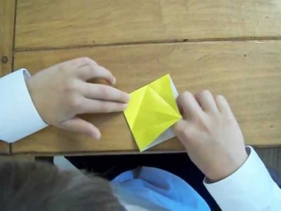 How to make an origami flower.cherry blossom