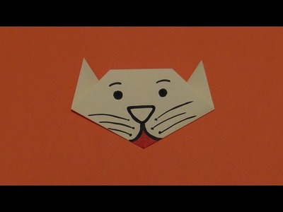 How To Make An Origami Cat Face