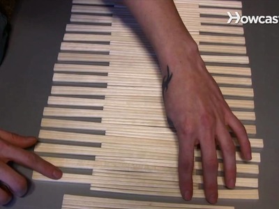 How to Make Placemats Out of Unwanted Wooden Chopsticks