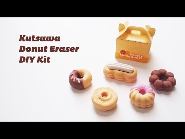 Kutsuwa Donut Eraser DIY Kit