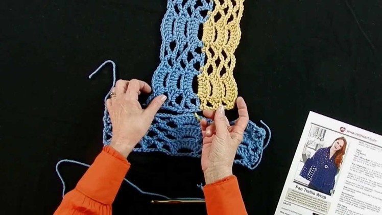 Learn to Crochet Shawl from Center Out with Red Heart