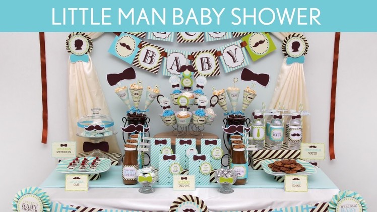 Littleman Baby Shower Party Ideas. Littleman - S12