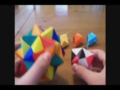 Modular Origami: Sonobe (30 units)