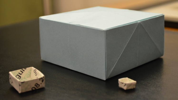 Origami: How to Make a Paper Masu Box