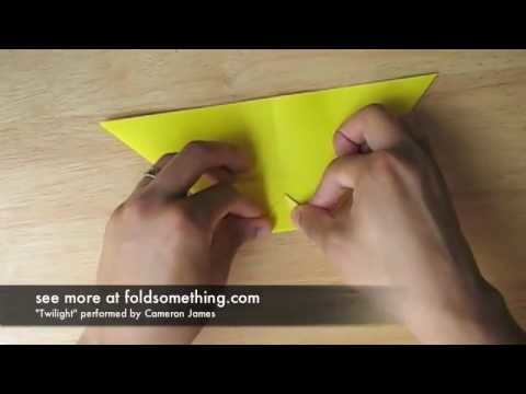 Origami pencil cup. holder
