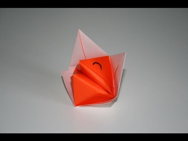 Origami tutorial - Talkative fox