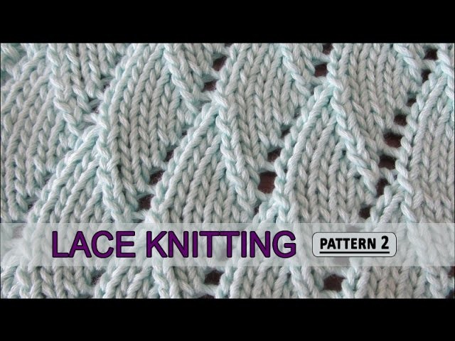 Overlapping Waves | Lace Knitting Pattern #2