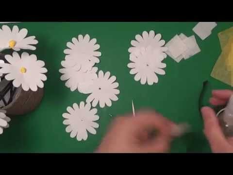 Paper Daisies DIY : An easy How to. !!!
