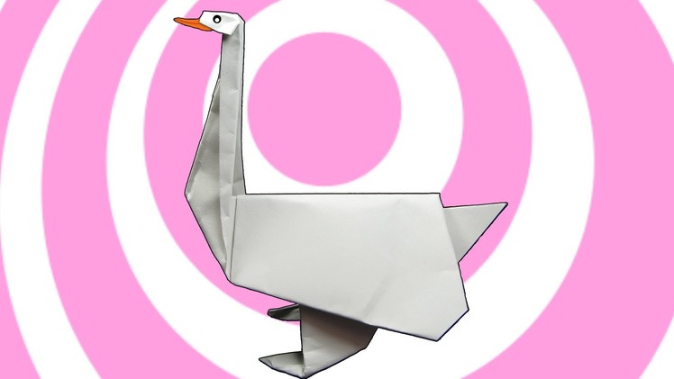 Paper Origami Goose Instructions
