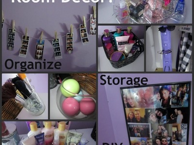 Room Decor Ideas: Organize, Store, + DIY's
