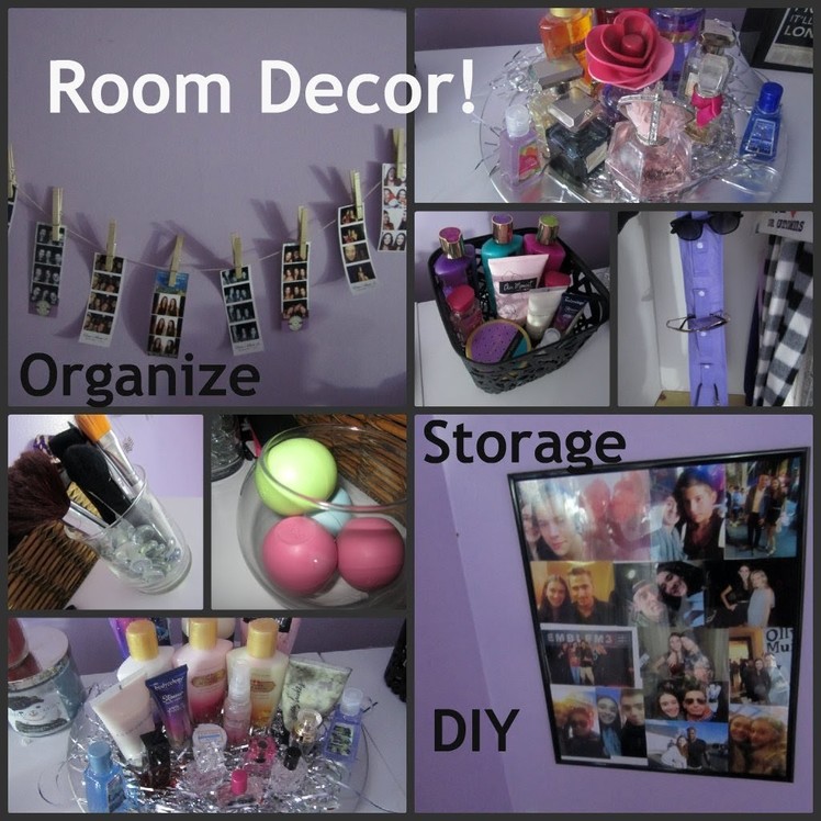 Room Decor Ideas: Organize, Store, + DIY's