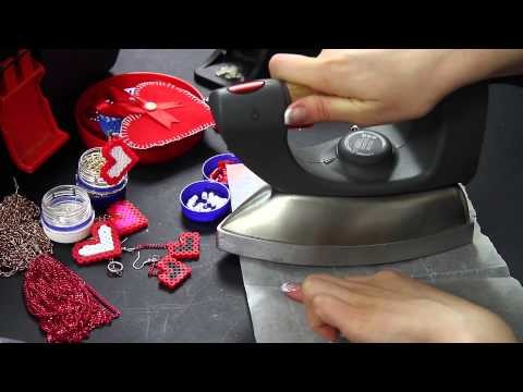 Tutorial DIY Fermacapelli San Valentino ☆Pyssla ☆ Hama beads ☆ Valentines's day DIY ☆