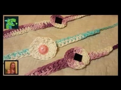 Wrapped Rose Crochet Bracelet Original Design by Cheryl Mayberry
