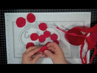 #179 - How to make Crepe Paper Rosettes