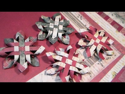 3D paper snowflake ornament