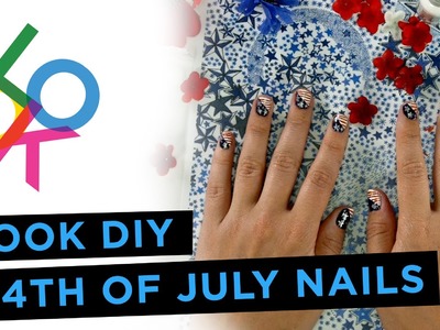 4th of July Nail Art Design Tutorial: LOOK DIY