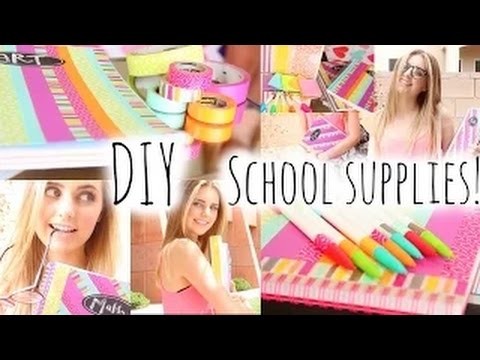 BACK TO SCHOOL: DIY School Supplies & Haul! | Girls Only