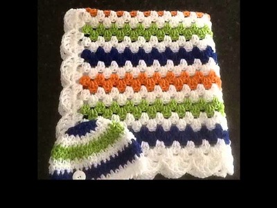 Basic crochet blanket for beginners