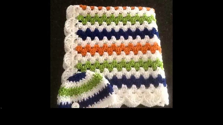 Basic crochet blanket for beginners