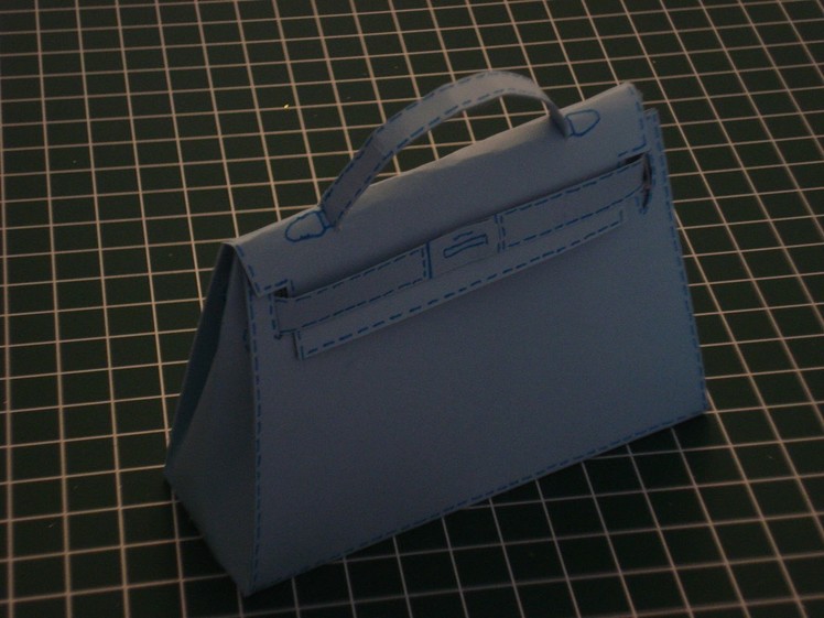 Christmas giftbag: designer bag DIY papercraft 1