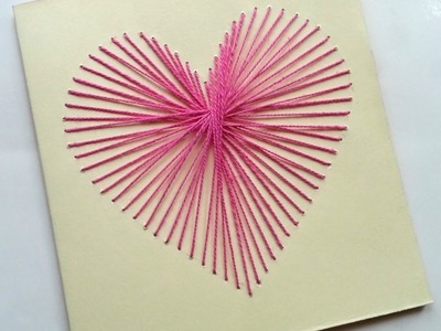 Create a Beautiful String Art Heart Card - DIY Crafts - Guidecentral