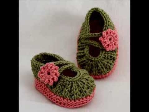 Daisy Baby Booties - Knitting Pattern Presentation