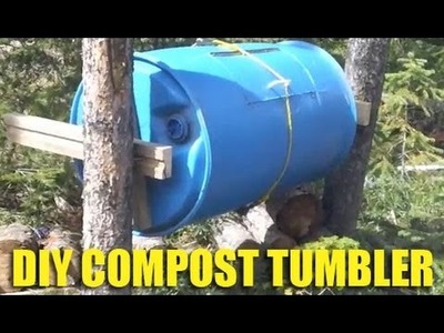 DIY Compost Tumbler from Junk