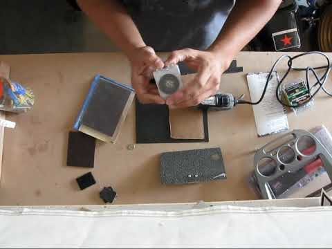 DIY double din deck cover HOW TO