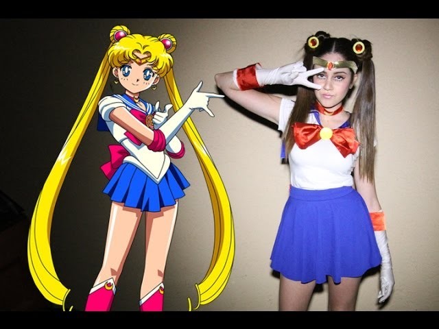 DIY Easy Halloween Costume: Sailor Moon