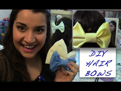 DIY Hair Bow Inspired by American Apparel:NO SEW